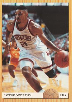 #80 Steve Worthy - Rutgers Scarlet Knights - 1993 Classic Draft Picks Basketball
