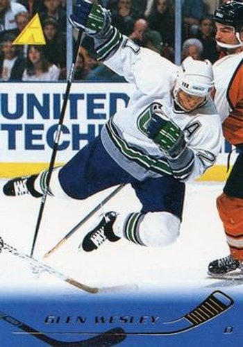#80 Glen Wesley - Hartford Whalers - 1995-96 Pinnacle Hockey