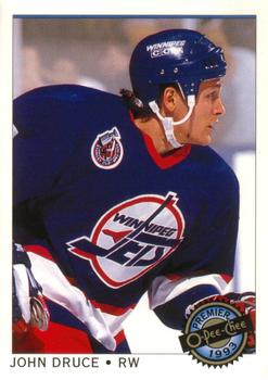 #80 John Druce - Winnipeg Jets - 1992-93 O-Pee-Chee Premier Hockey