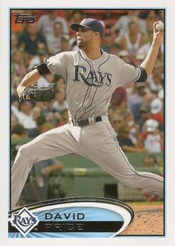 #80 David Price - Tampa Bay Rays - 2012 Topps Baseball