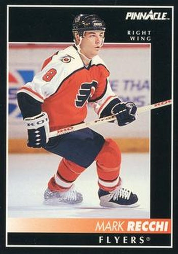 #80 Mark Recchi - Philadelphia Flyers - 1992-93 Pinnacle Canadian Hockey