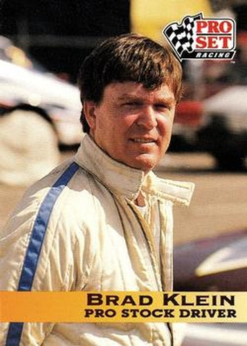 #80 Brad Klein - 1992 Pro Set NHRA Racing