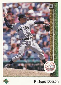 #80 Richard Dotson - New York Yankees - 1989 Upper Deck Baseball