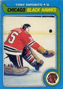 #80 Tony Esposito - Chicago Blackhawks - 1979-80 O-Pee-Chee Hockey