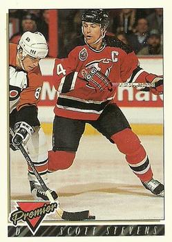 #80 Scott Stevens - New Jersey Devils - 1993-94 Topps Premier Hockey