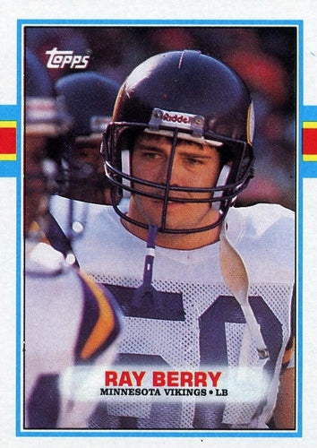 #80 Ray Berry - Minnesota Vikings - 1989 Topps Football