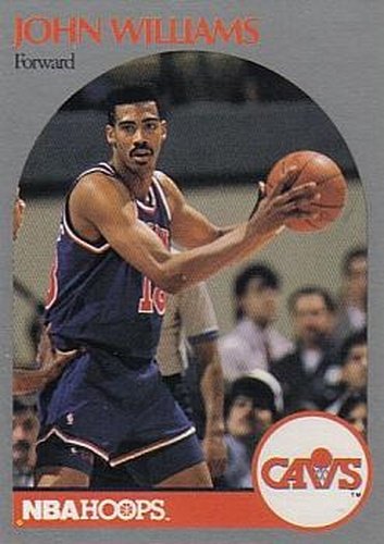 #80 John Williams - Cleveland Cavaliers - 1990-91 Hoops Basketball