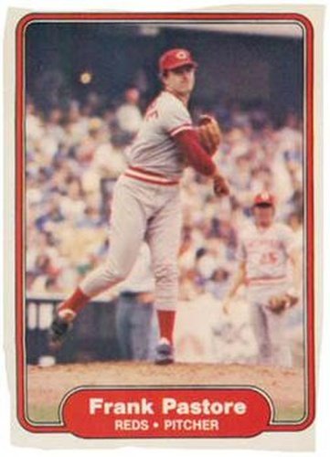 #80 Frank Pastore - Cincinnati Reds - 1982 Fleer Baseball