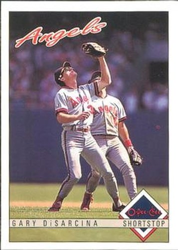 #80 Gary DiSarcina - California Angels - 1993 O-Pee-Chee Baseball