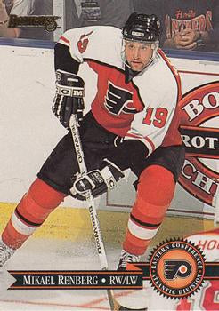 #80 Mikael Renberg - Philadelphia Flyers - 1995-96 Donruss Hockey