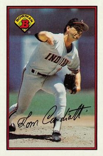 #80 Tom Candiotti - Cleveland Indians - 1989 Bowman Baseball