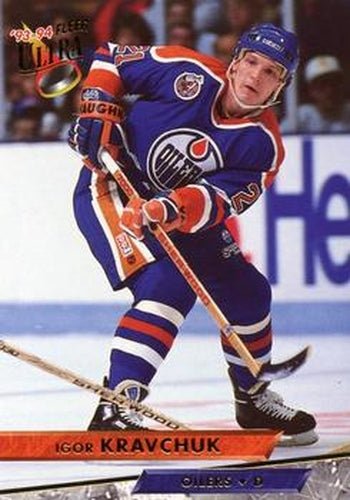 #80 Igor Kravchuk - Edmonton Oilers - 1993-94 Ultra Hockey