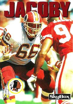 #80 Joe Jacoby - Washington Redskins - 1992 SkyBox Impact Football
