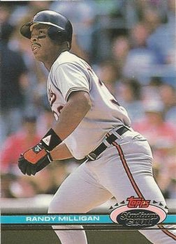 #80 Randy Milligan - Baltimore Orioles - 1991 Stadium Club Baseball
