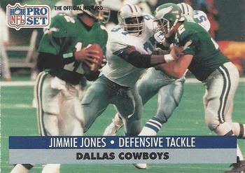 #480 Jimmie Jones - Dallas Cowboys - 1991 Pro Set Football