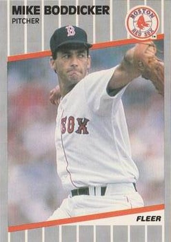 #80 Mike Boddicker - Boston Red Sox - 1989 Fleer Baseball