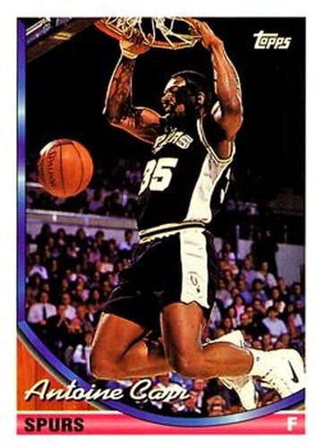 #80 Antoine Carr - San Antonio Spurs - 1993-94 Topps Basketball