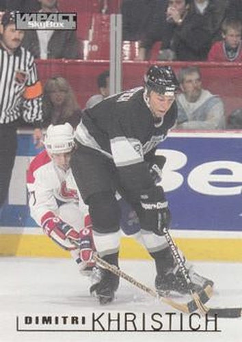 #80 Dmitri Khristich - Los Angeles Kings - 1995-96 SkyBox Impact Hockey