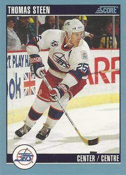 #80 Thomas Steen - Winnipeg Jets - 1992-93 Score Canadian Hockey