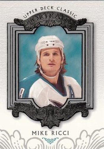 #80 Mike Ricci - San Jose Sharks - 2003-04 Upper Deck Classic Portraits Hockey