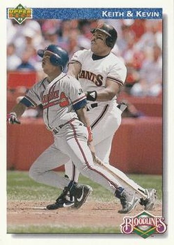 #80 Keith Mitchell / Kevin Mitchell - San Francisco Giants / Atlanta Braves - 1992 Upper Deck Baseball