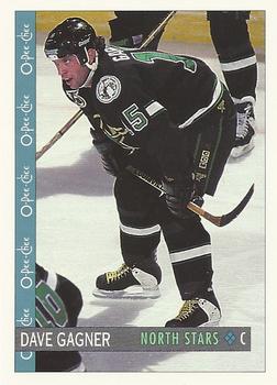 #80 Dave Gagner - Minnesota North Stars - 1992-93 O-Pee-Chee Hockey