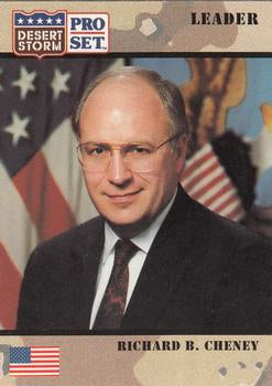 #80 Dick Cheney - 1991 Pro Set Desert Storm