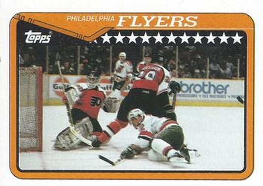 #80 Philadelphia Flyers - Philadelphia Flyers - 1990-91 Topps Hockey