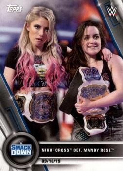#80 Nikki Cross def. Mandy Rose - 2020 Topps WWE Women's Division Wrestling