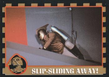 #80 Slip-Sliding Away! - 1991 Topps The Rocketeer