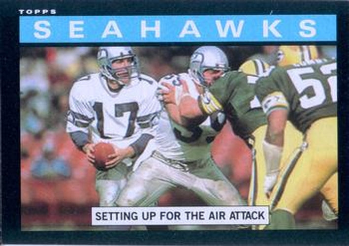 #380 Seahawks Team Leaders - Seattle Seahawks - 1985 Topps Football