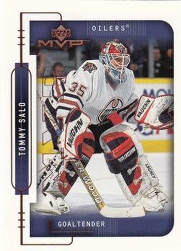 #80 Tommy Salo - Edmonton Oilers - 1999-00 Upper Deck MVP Hockey