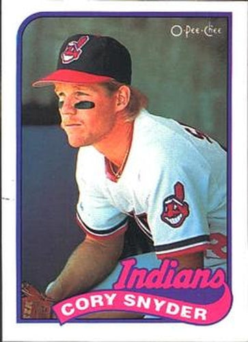 #80 Cory Snyder - Cleveland Indians - 1989 O-Pee-Chee Baseball
