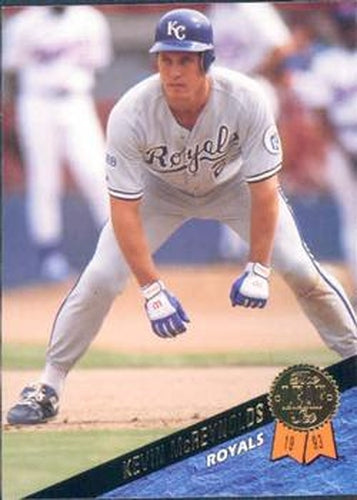 #80 Kevin McReynolds - Kansas City Royals - 1993 Leaf Baseball