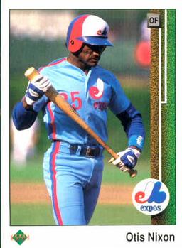 #480 Otis Nixon - Montreal Expos - 1989 Upper Deck Baseball