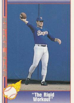#80 The Rigid Workout - Texas Rangers - 1991 Pacific Nolan Ryan Texas Express I Baseball