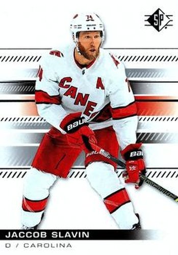 #80 Jaccob Slavin - Carolina Hurricanes - 2019-20 SP Hockey