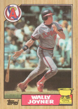 #80 Wally Joyner - California Angels - 1987 Topps Baseball