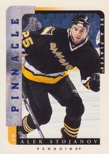 #80 Alek Stojanov - Pittsburgh Penguins - 1996-97 Pinnacle Be a Player Hockey
