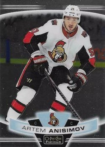 #80 Artem Anisimov - Ottawa Senators - 2019-20 O-Pee-Chee Platinum Hockey