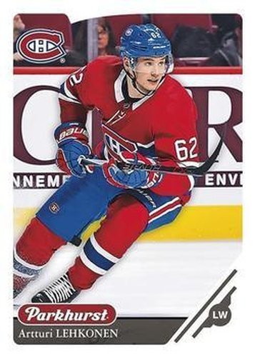 #80 Artturi Lehkonen - Montreal Canadiens - 2018-19 Parkhurst Hockey
