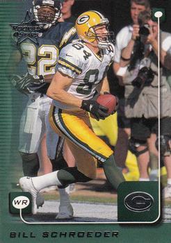 #80 Bill Schroeder - Green Bay Packers - 1999 Leaf Rookies & Stars Football