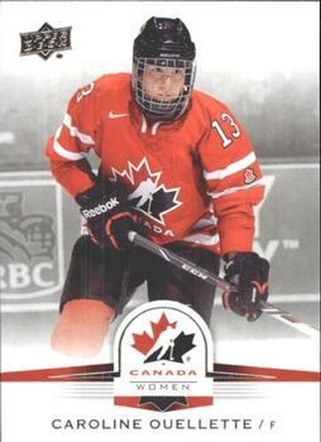 #80 Caroline Ouellette - Canada - 2014-15 Upper Deck Team Canada Juniors Hockey