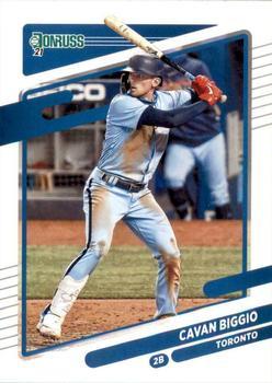 #80 Cavan Biggio - Toronto Blue Jays - 2021 Donruss Baseball