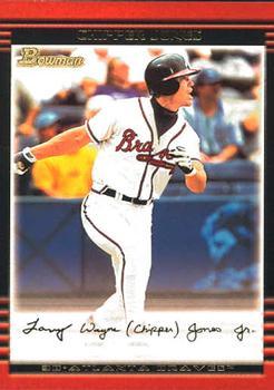 #80 Chipper Jones - Atlanta Braves - 2002 Bowman Baseball
