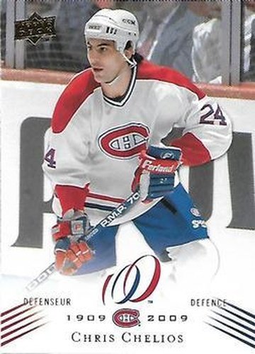 #80 Chris Chelios - Montreal Canadiens - 2008-09 Upper Deck Montreal Canadiens Centennial Hockey