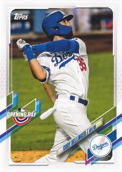 #80 Cody Bellinger - Los Angeles Dodgers - 2021 Topps Opening Day Baseball