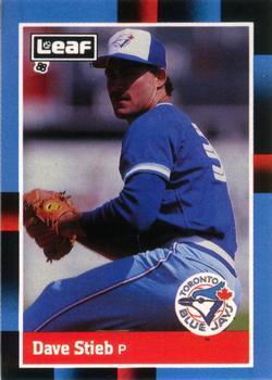 #80 Dave Stieb - Toronto Blue Jays - 1988 Leaf Baseball