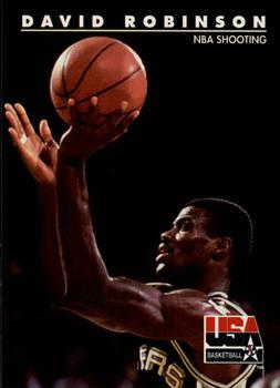 #80 David Robinson - USA - 1992 SkyBox USA Basketball
