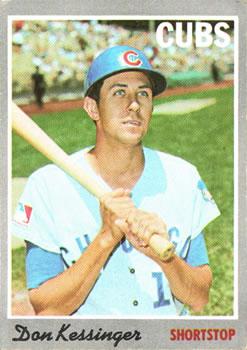 #80 Don Kessinger - Chicago Cubs - 1970 Topps Baseball